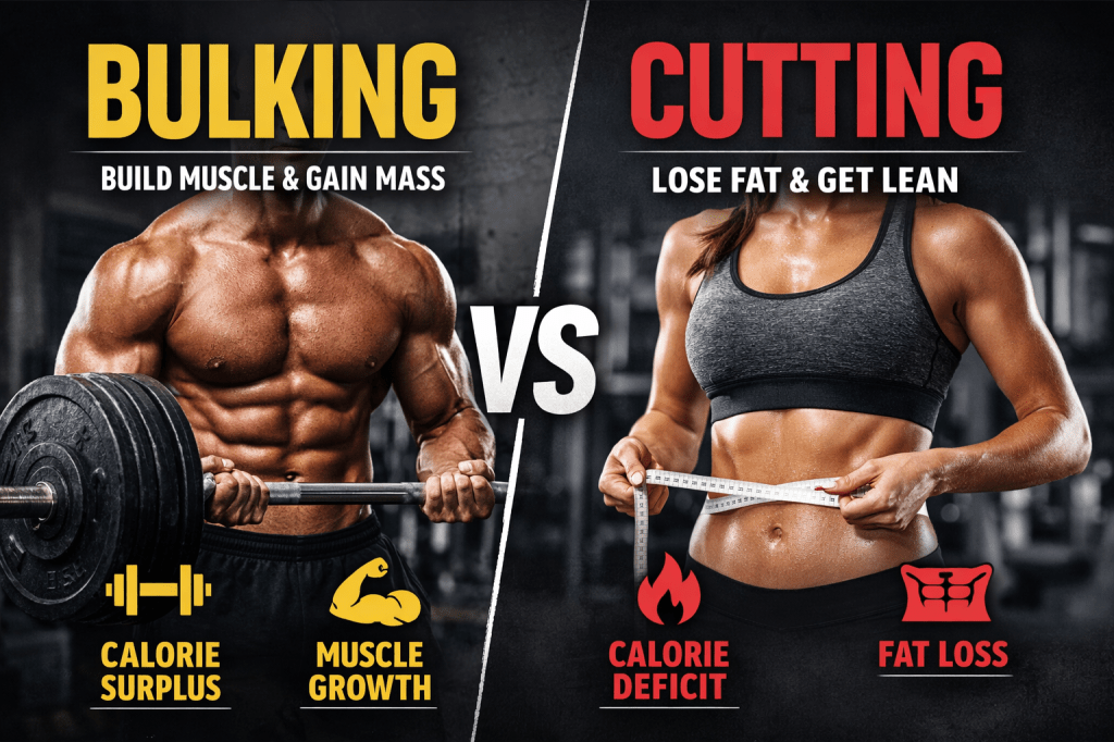 Bulking vs Cutting Explained: Muscle Gain vs Fat&nbsp;Loss